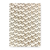Chevron Cream & Gold Gift Wrap Sheet